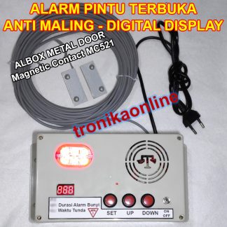 Alarm Pintu Terbuka Door Window Open Alarm Set ADJUSTABLE Delay ON DISPLAY ALBox MC521